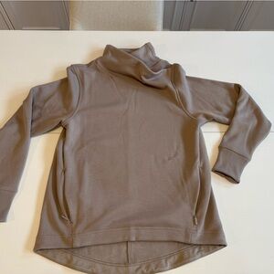 Athleta Women's Brown Cowl Neck Sweater